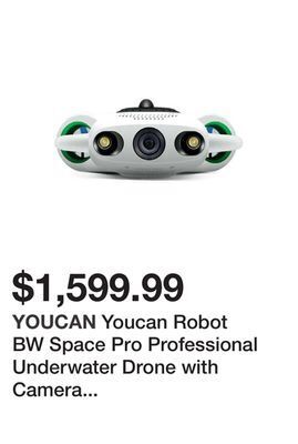 Newegg Youcan robot bw space pro professional underwater drone with camera app remote control rc submarine with 4k uhd image stabili offer