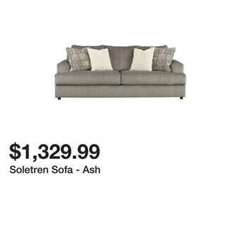 Ashley Furniture Soletren sofa - ash offer