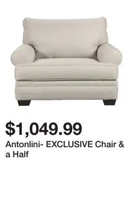 Ashley Furniture Antonlini- exclusive chair & a half offer