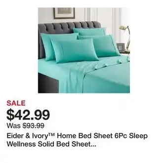 Wayfair Eider & ivory™ home bed sheet 6pc sleep wellness solid bed sheet set super soft and comfy microfiber 1800 bedding - extra dee offer