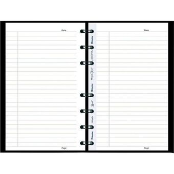 Staples Blueline miraclebind hard cover notebook, 150 pages, 8 x 5, black offer