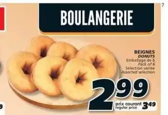 IGA Beignes donuts pack of 6 offer