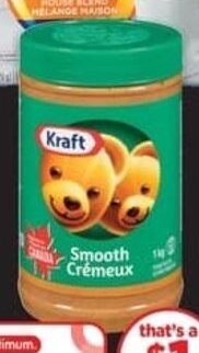 No Frills KRAFT PEANUT BUTTER 750 g/1 kg offer
