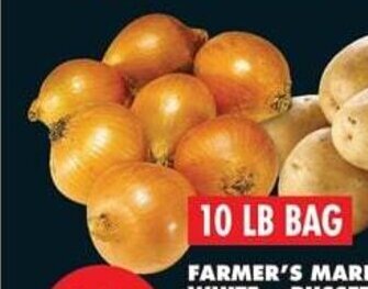 No Frills FARMER'S MARKET YELLOW ONIONS 10 LB BAG offer