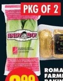 No Frills ROMAINE HEARTS PKG OF 2 offer