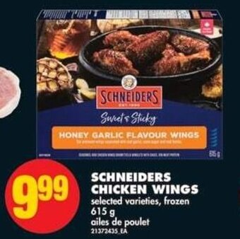 No Frills SCHNEIDERS CHICKEN WINGS 615 G offer