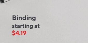 Staples Binding offer