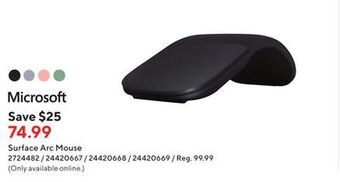Staples Microsoft surface arc mouse offer