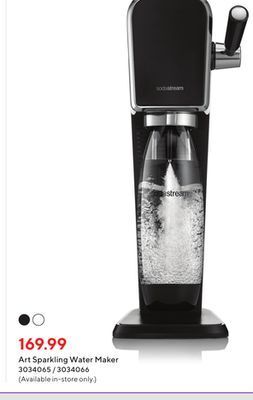 Staples Art sparkling water maker offer