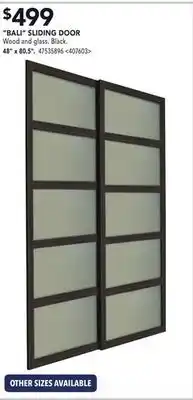 Lowe's Bali sliding door 48 x 80.5 offer