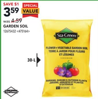 Lowe's Sta-green garden soil offer