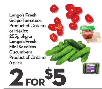 Longo's Longo's fresh grape tomatoes offer