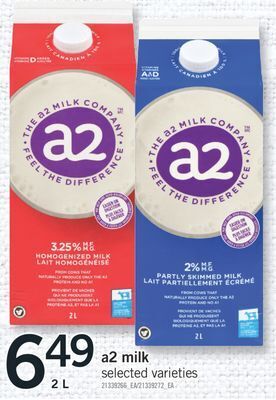 Fortinos A2 milk, 2 l offer