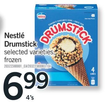 Fortinos Nestlé drumstick, 4's offer
