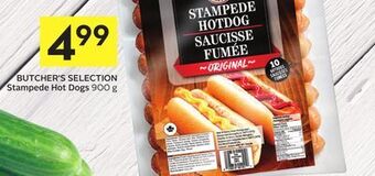 Foodland Butcher's selection stampede hot dogs 900 g offer