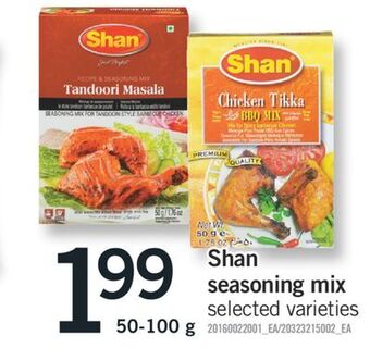 Fortinos Shan seasoning mix, 50-100 g offer
