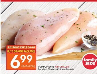 Foodland Compliments air-chilled boneless skinless chicken breasts offer