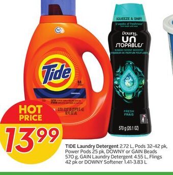 Sobeys Tide laundry detergent offer