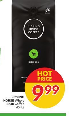 Sobeys Kicking horse whole bean coffee offer