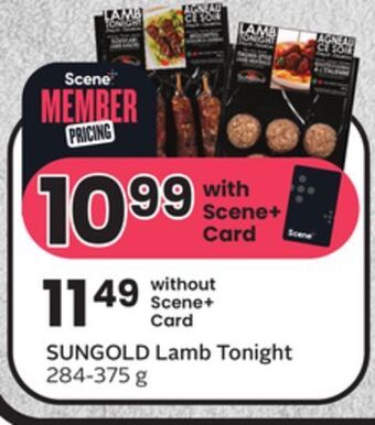 Sobeys Sungold lamb tonight offer
