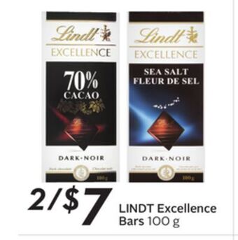 Sobeys Lindt excellence bars offer
