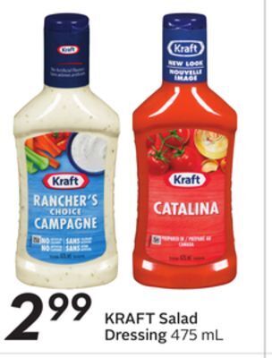 Sobeys Kraft salad dressing offer