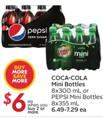 Sobeys Coca-cola mini bottles offer