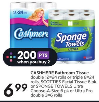 Sobeys Cashmere bathroom tissue offer