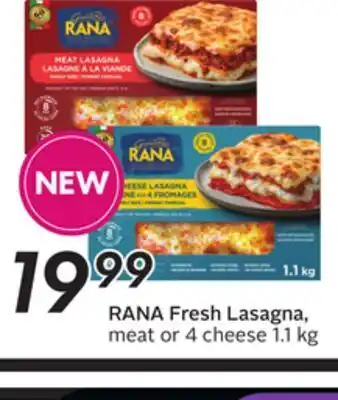Sobeys Rana fresh lasagna offer