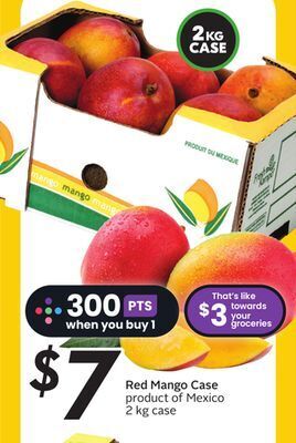 Sobeys Red mango case offer