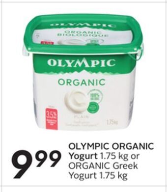 Sobeys Olympic organic yogurt offer