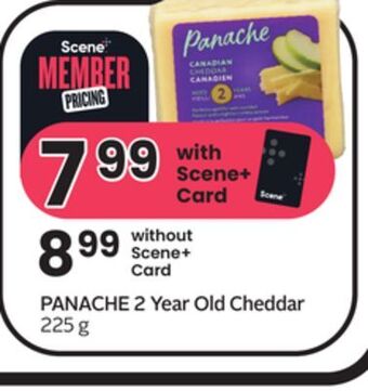 Sobeys Panache 2 year old cheddar offer