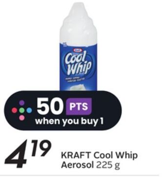 Sobeys Kraft cool whip aerosol offer