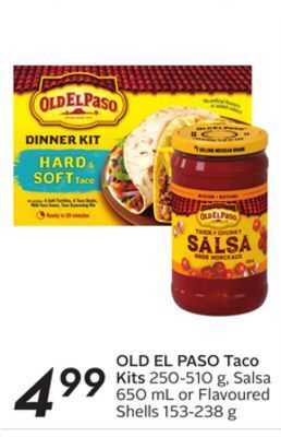 Sobeys Old el paso taco kits offer