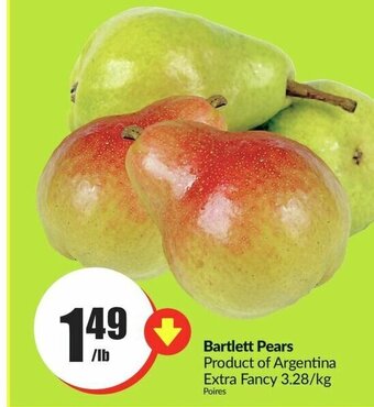 FreshCo Bartlett Pears offer