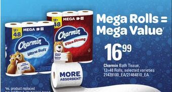 Loblaws Charmin bath tissue, 12=48 rolls offer