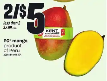 Loblaws Pc® mango offer