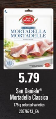 Loblaws San daniele® mortadella classica, 175 g offer