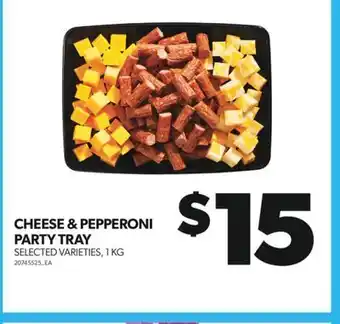 Real Canadian Superstore Cheese & pepperoni party tray, 1 kg offer