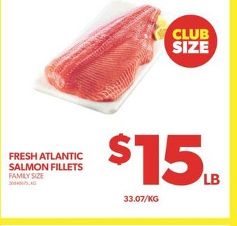 Real Canadian Superstore Fresh atlantic salmon fillets offer