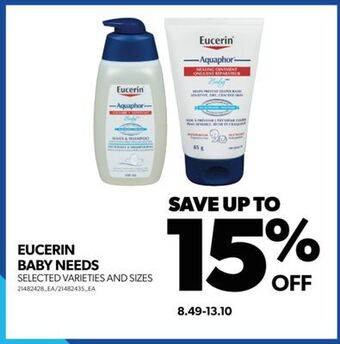 Real Canadian Superstore Eucerin baby needs offer