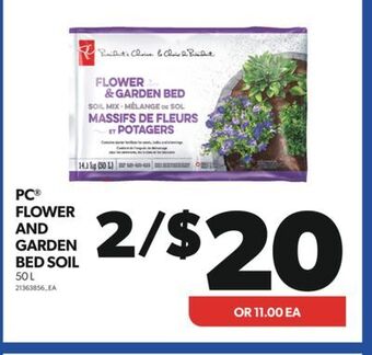 Real Canadian Superstore Pc® flower and garden bed soil, 50 l offer