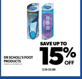 Real Canadian Superstore Dr scholl's foot products offer