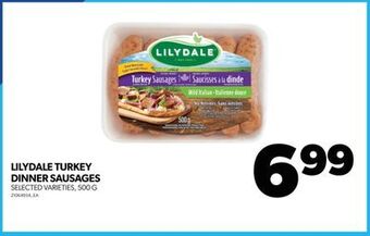 Real Canadian Superstore Lilydale turkey dinner sausages, 500 g offer