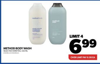 Real Canadian Superstore Method body wash, 532 ml offer