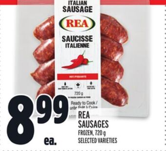 Metro Rea sausages offer