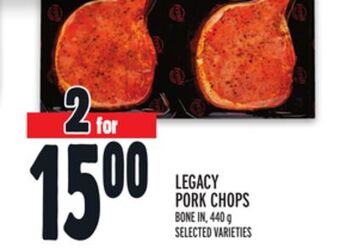 Metro Legacy pork chops offer