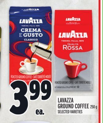 Metro Lavazza ground coffee offer