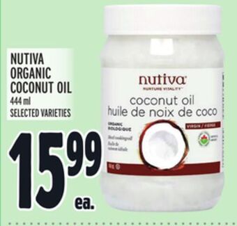 Metro Nutiva organic coconut oil offer