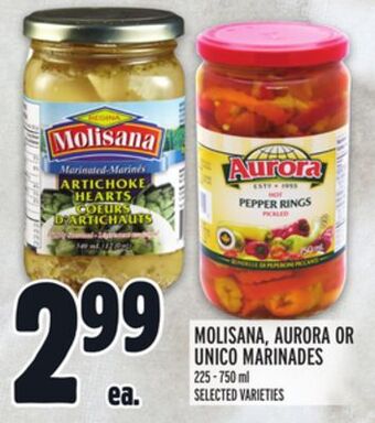 Metro Molisana, aurora or unico marinades offer